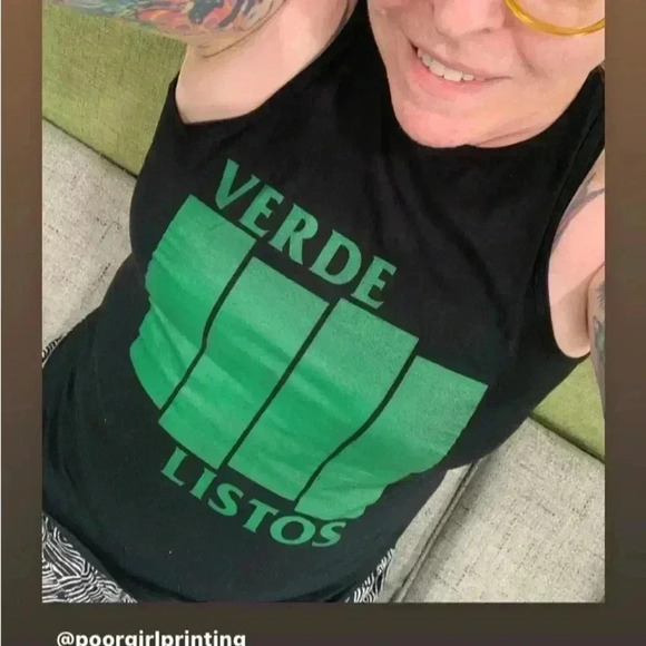 Austin FC Fan gear women’s black Listos Verde soccer tank top ALL SIZES - Picture 1 of 5